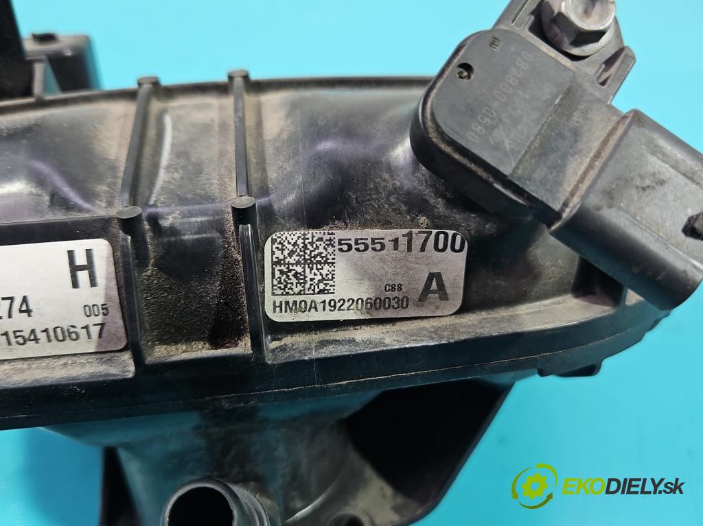 Opel Astra V  2015-2022 1.2 12V 131 HP manual 96 kW 1199 cm3 5- zvod nasávací 55486274 (Sacie potrubie)