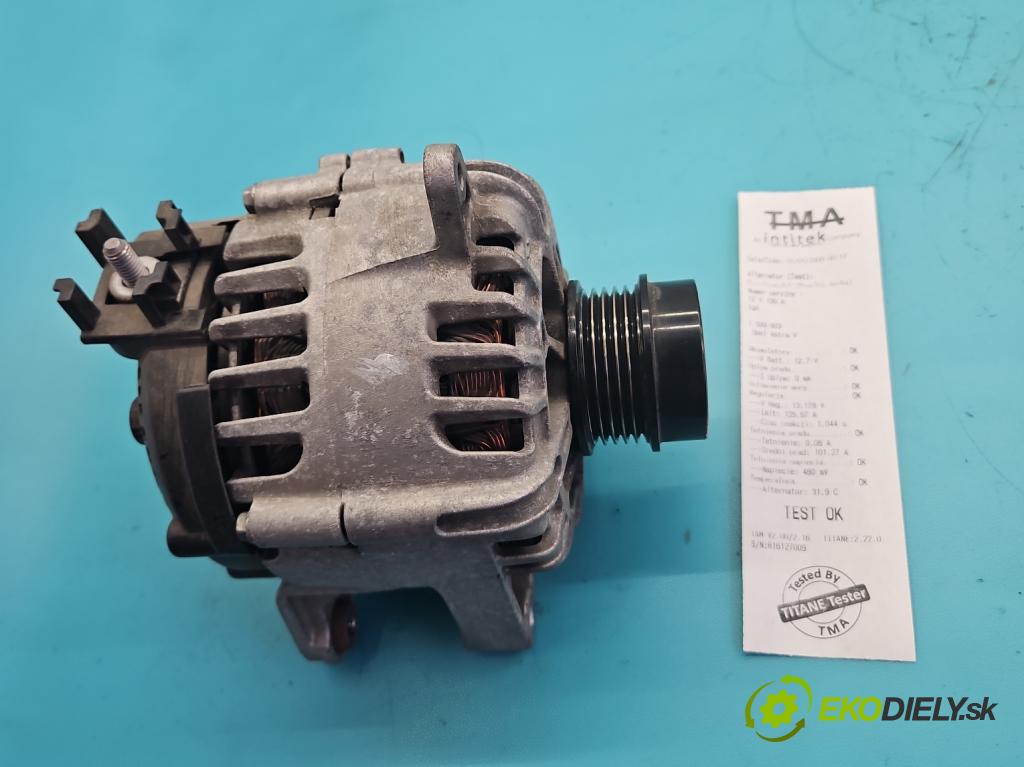Opel Astra V  2015-2022 1.2 12V 131 HP manual 96 kW 1199 cm3 5- Alternator 39154505 (Alternátor)