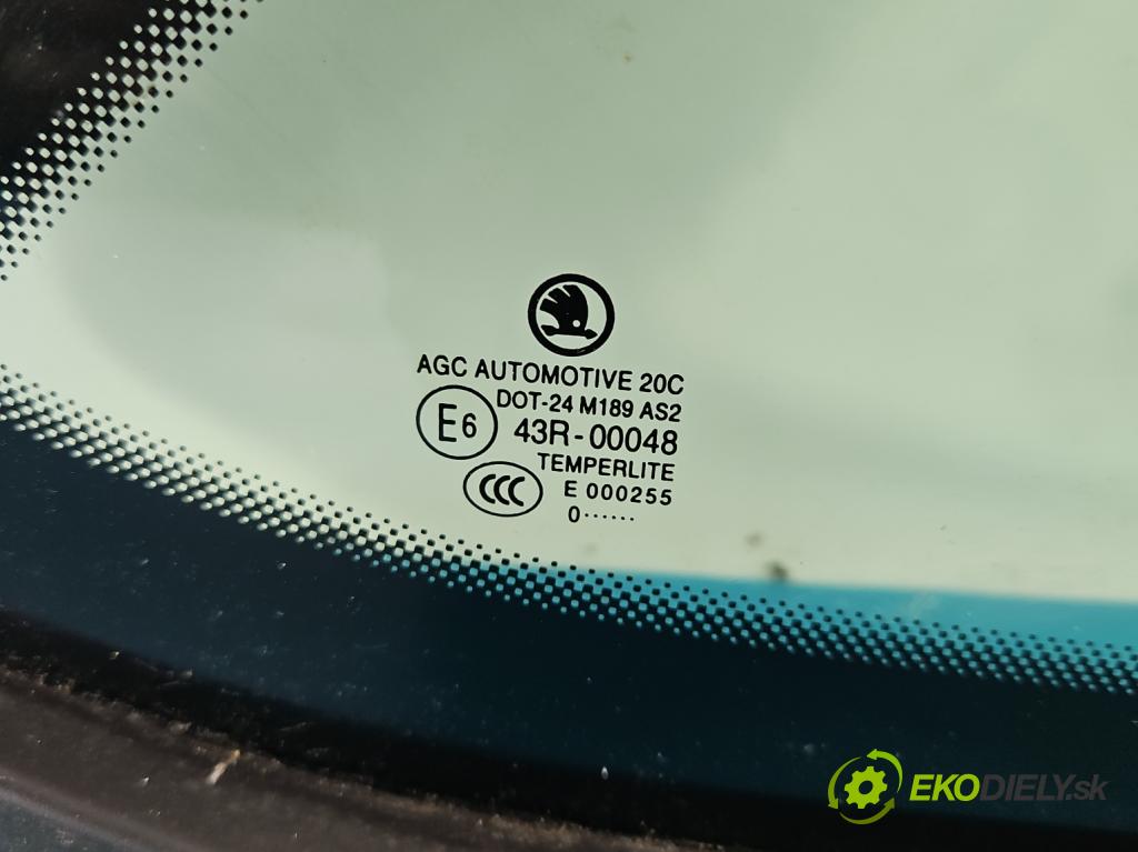 Skoda Fabia III 2014-2021 1.0 MPI 60 HP manual 44 kW 999 cm3 5- sklo zadné pravé