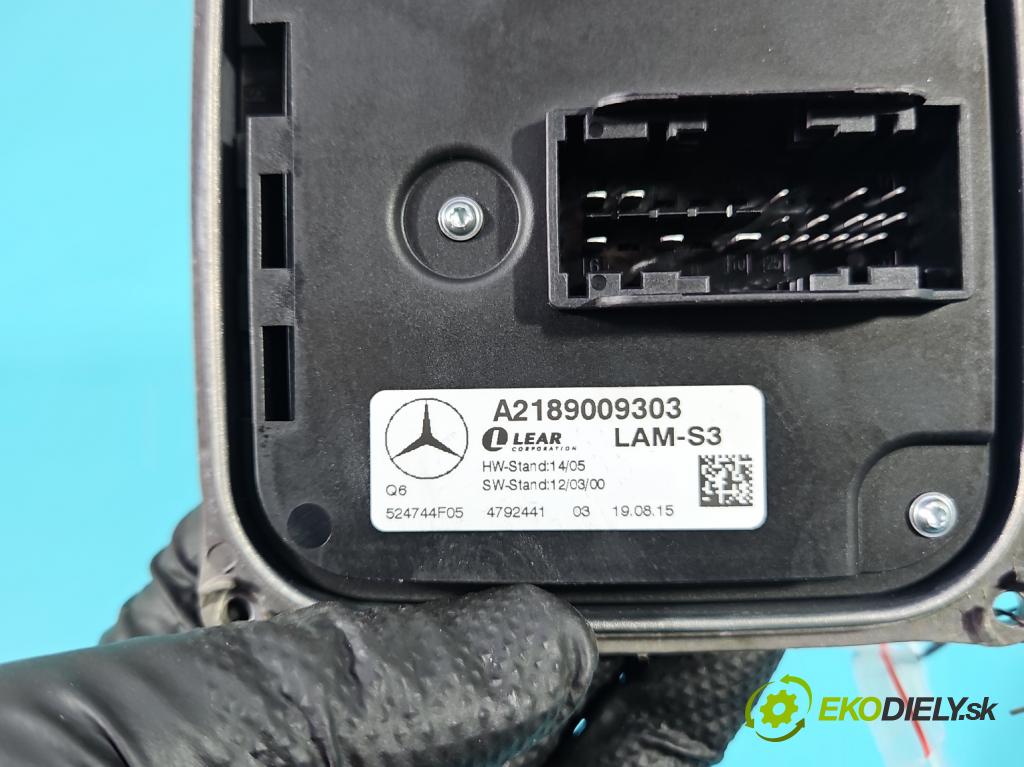 Mercedes CLA C117 X117 2013-2019 1.5 CDI 109 HP automatic 80 kW 1461 cm3 4- modul lampy: A2189009303