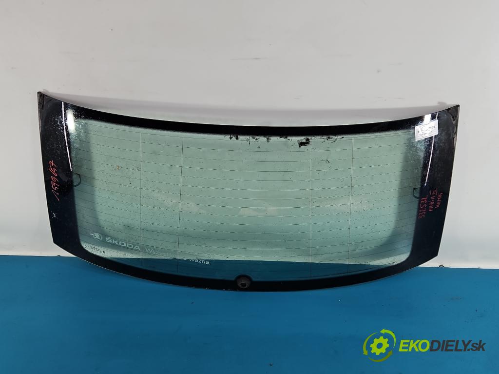 Skoda Fabia III 2014-2021 1.0 MPI 60 HP manual 44 kW 999 cm3 5- sklo zadná  (Sklo zadné)