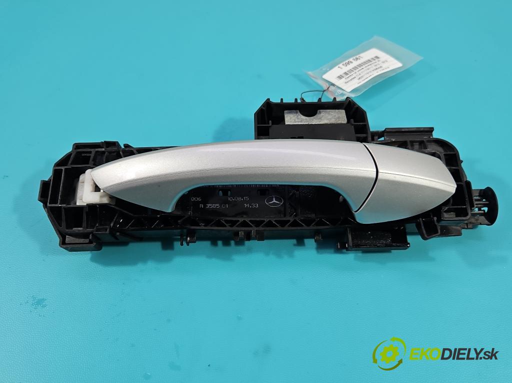 Mercedes CLA C117 X117 2013-2019 1.5 CDI 109 HP automatic 80 kW 1461 cm3 4- rukoväť zadné pravé mimo: A2047601634 (Kľučka dverí ostatné)