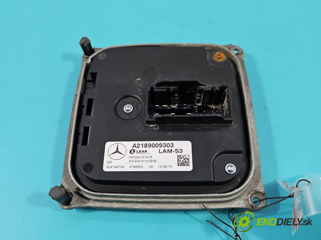 Mercedes CLA C117 X117 2013-2019 1.5 CDI 109 HP automatic 80 kW 1461 cm3 4- modul lampy: A2189009303