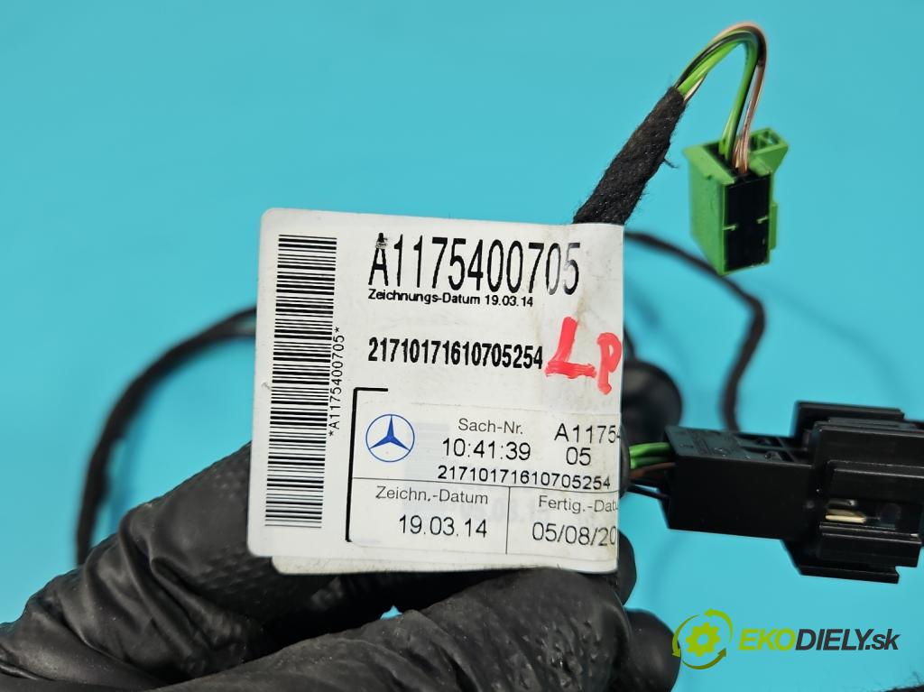 Mercedes CLA C117/X117 2013-2019 1.5 CDI 109 HP automatic 80 kW 1461 cm3 4- Zväzok: dvere predné vľavo: A1175400705