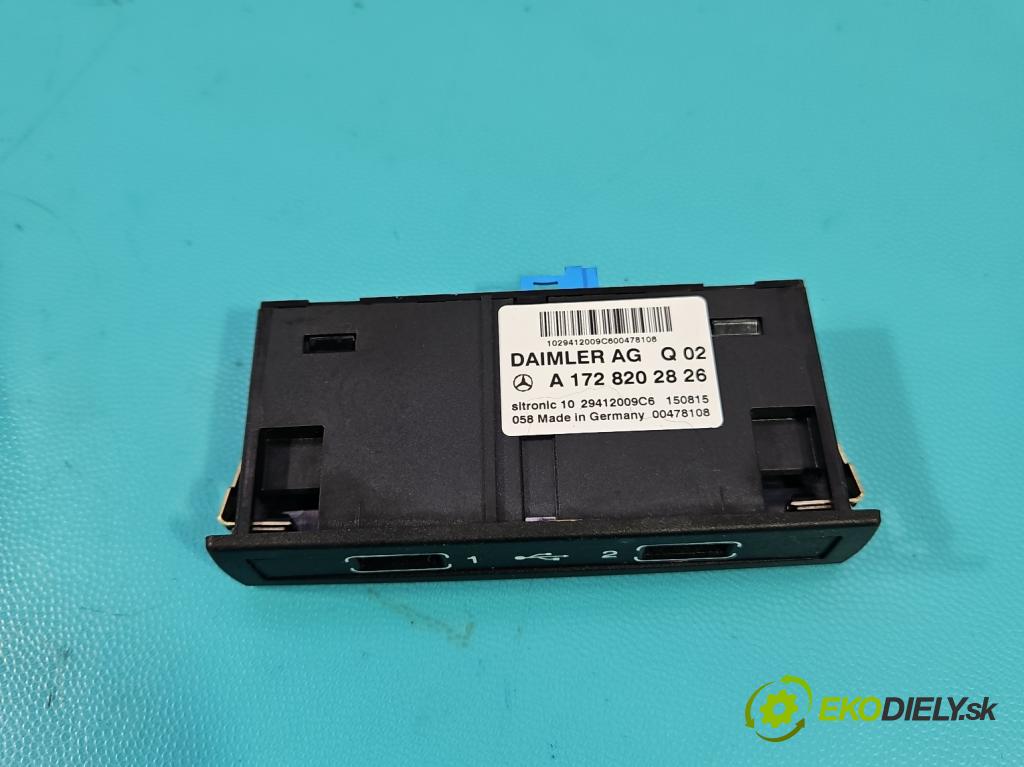 Mercedes CLA C117 X117 2013-2019 1.5 CDI 109 hp automatic 80 kW 1461 cm3 4- zásuvka USB A1728202826