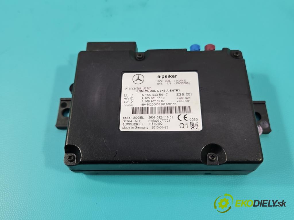Mercedes CLA C117/X117 2013-2019 1.5 CDI 109 hp automatic 80 kW 1461 cm3 4- řídící jednotka A1669005417