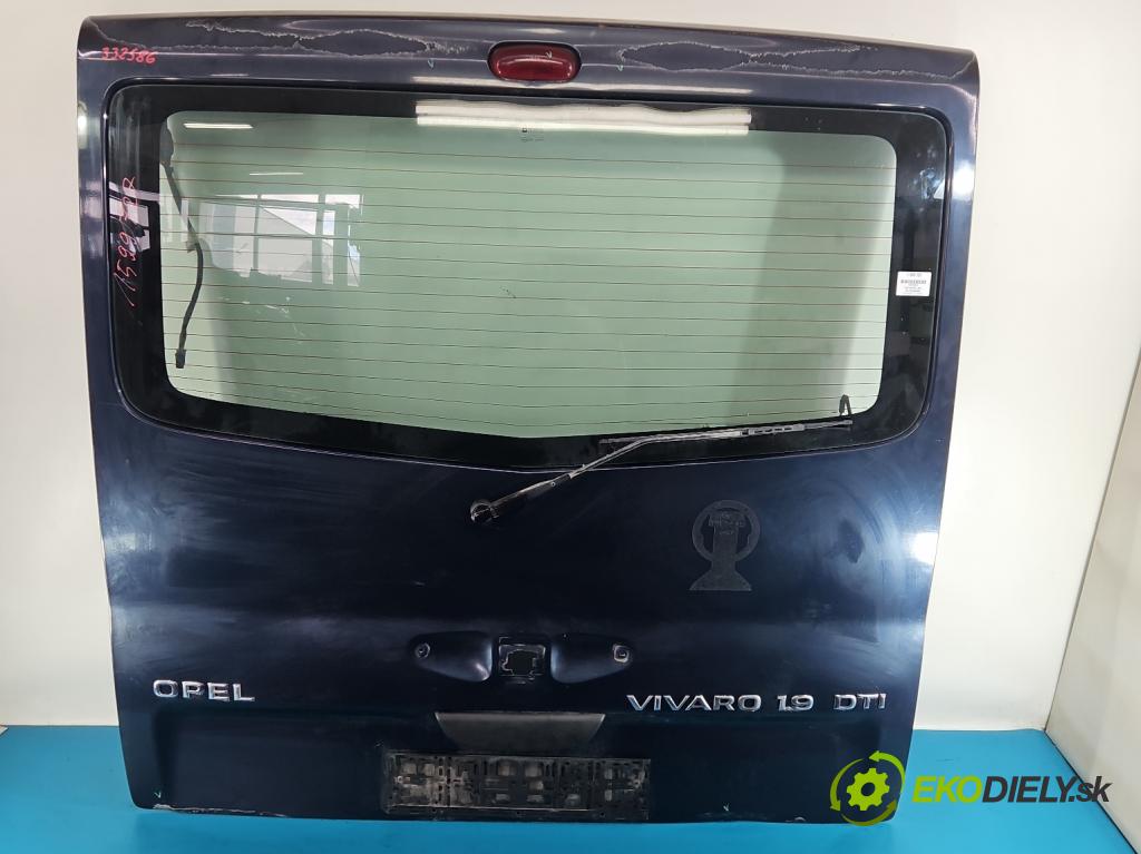 Opel Vivaro 2001-2014 1.9 cdti 101 hp manual 74 kW 1870 cm3 5- zadní kufrové dveře  (Zadní kapota (kufr))