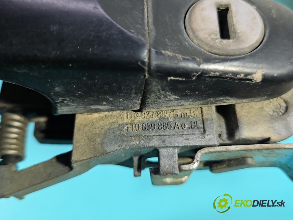 Vw Caddy III 2K 2003-2020 1.6 tdi 75 HP manual 55 kW 1598 cm3 5- rukoväť predné ľavé mimo: 1T0839885A (Kľučka dverí vonkajšia predná ľavá)
