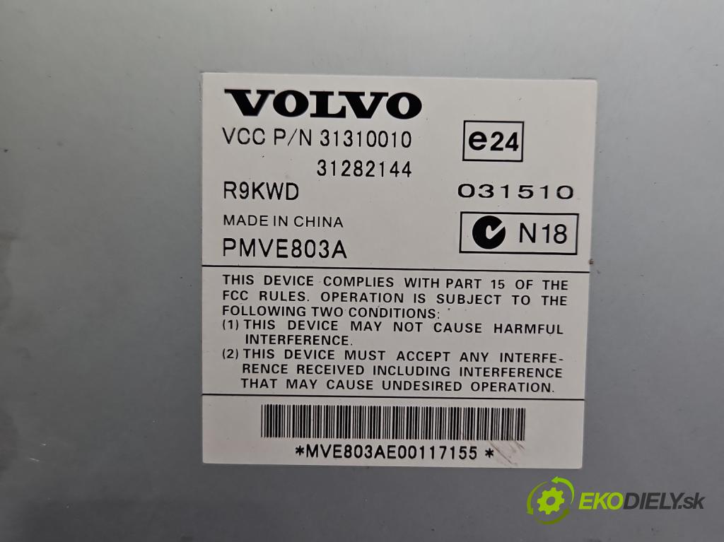Volvo XC60 I 2008-2017 2.4d 163 HP automatic 120 kW 2400 cm3 5- Zesilovač: 31282144 (Zosilňovač)