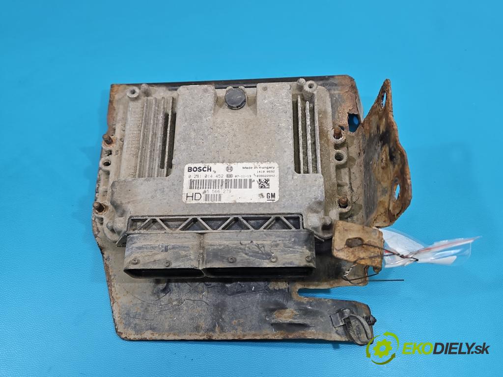 Opel Zafira B 2005-2014 1.9 cdti 101 HP manual 74 kW 1910 cm3 5- riadiaca jednotka motora 0281014452