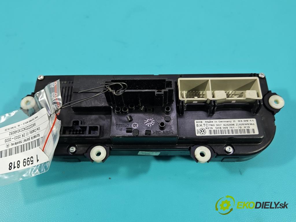 Vw Caddy III 2K 2003-2020 1.6 tdi 75 HP manual 55 kW 1598 cm3 5- panel kúrenia 7N0907426AM