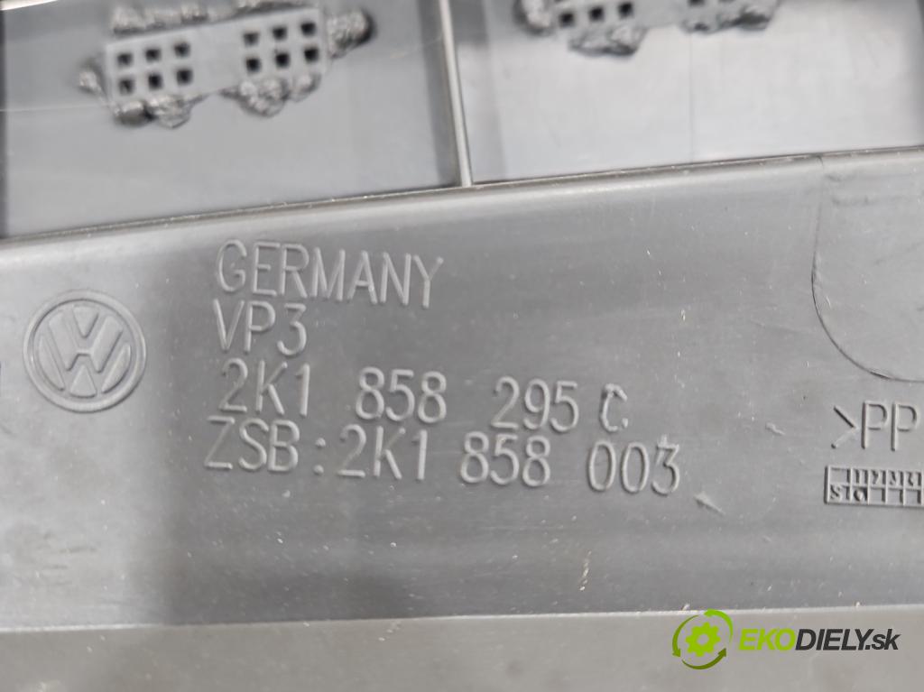 Vw Caddy III 2K 2003-2020 1.6 tdi 75 HP manual 55 kW 1598 cm3 5- kokpit,pristrojová doska rozdeľovacia