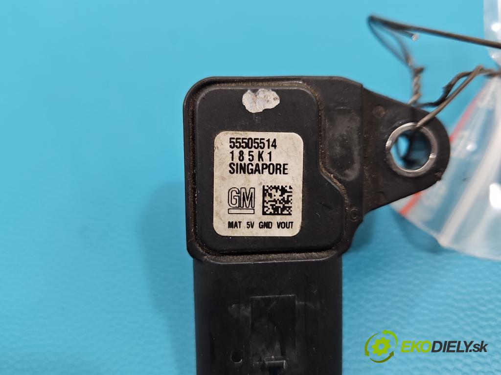Opel Astra V 2015-2022 1.5 cdti 105 HP manual 77 kW 1496 cm3 5- snímač tlak: vzduchu 55505514