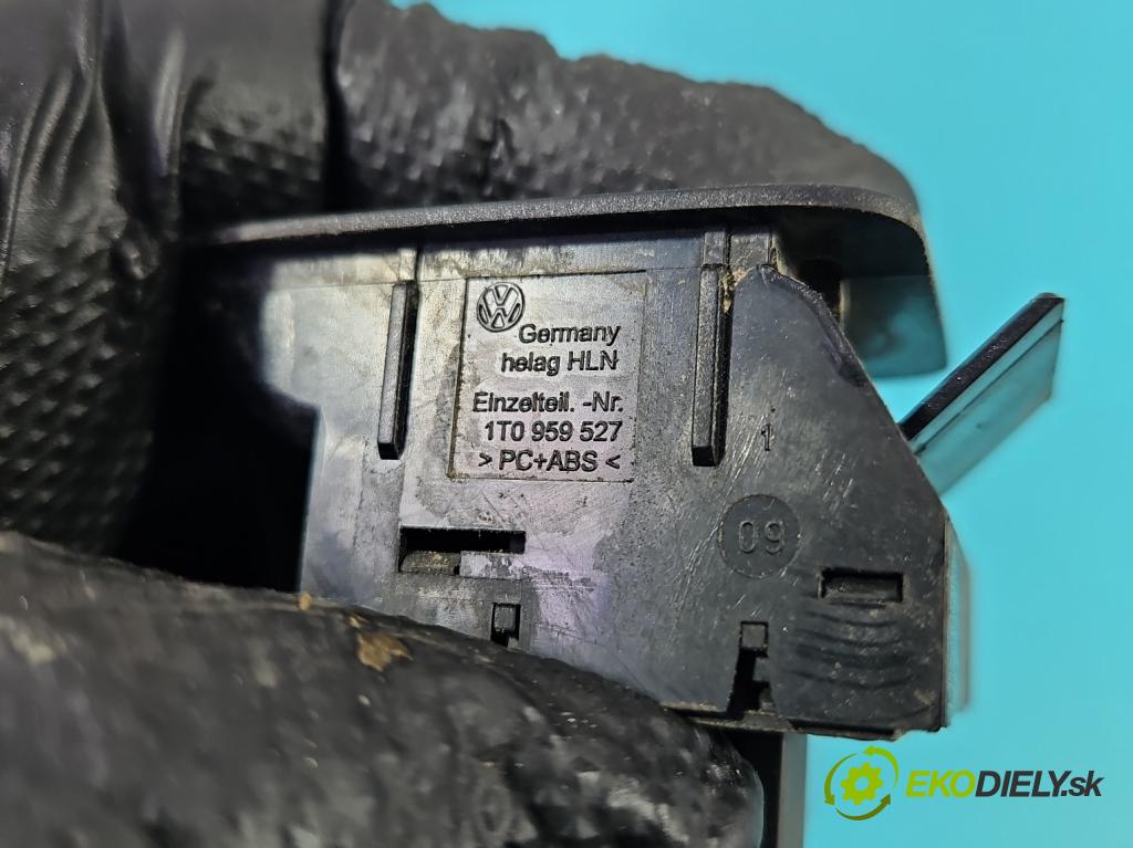 Vw Caddy III 2K 2003-2020 1.6 tdi 75 hp manual 55 kW 1598 cm3 5- Přepínač oken zpětných zrcátek 1T0959527