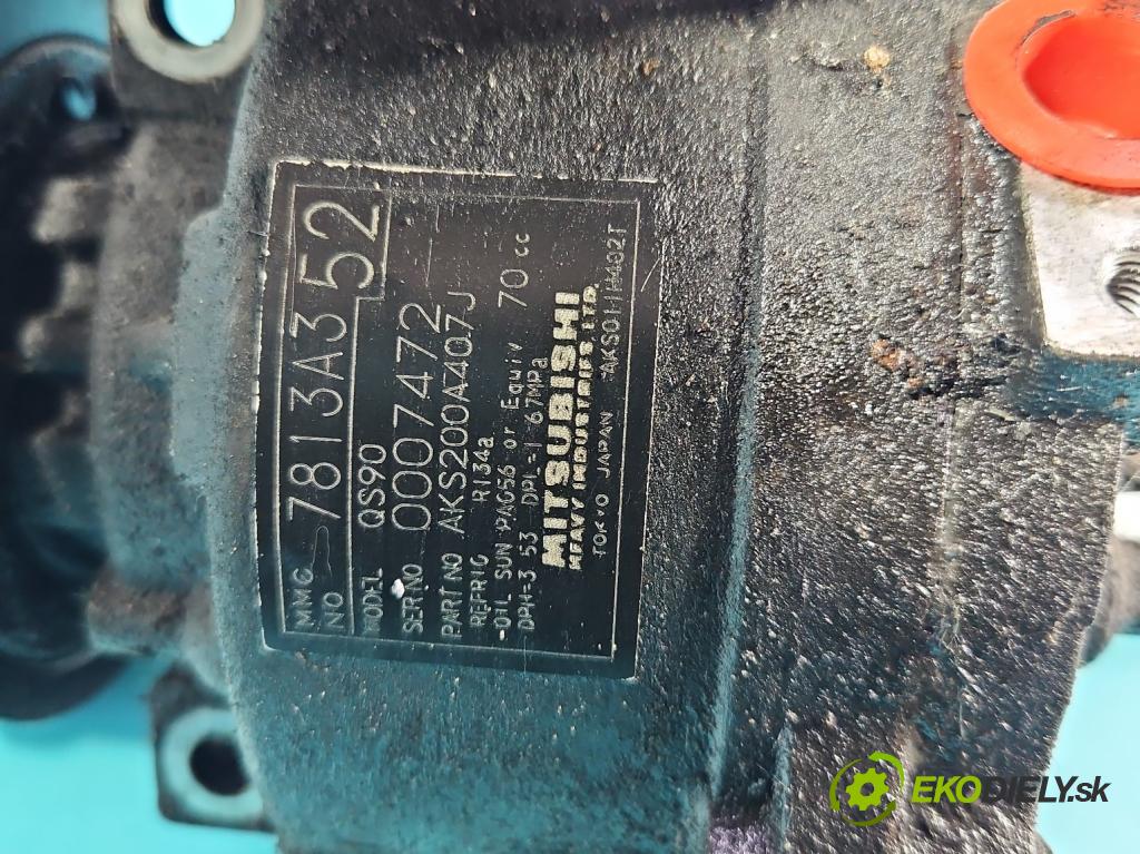 Mitsubishi Outlander II 2006-2013 2.2 DI-D 177 HP manual 130 kW 2268 cm3 5- Kompresor: klimatizácie 7813A352 (Kompresor klimatizácie)