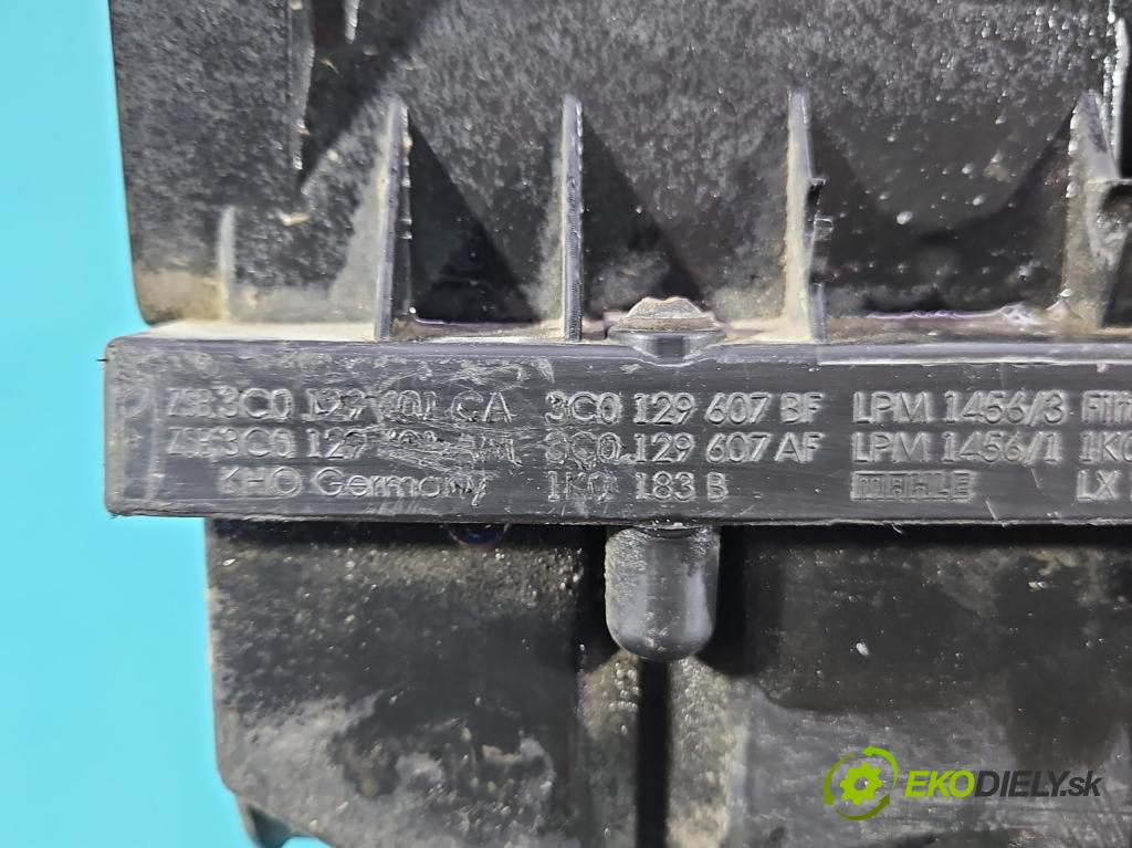 Vw Caddy III 2K 2003-2020 1.6 tdi 75 hp manual 55 kW 1598 cm3 5- obal filtra vzduchu 3C0129607BF (Kryt vzduchového filtru)