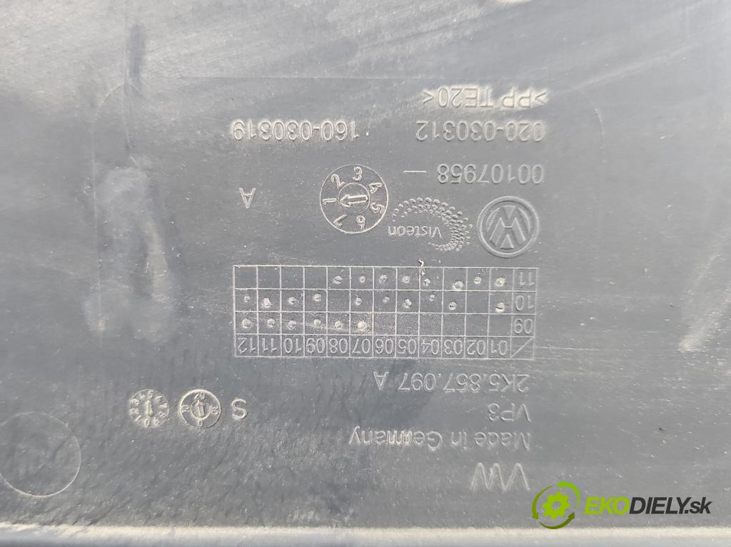 Vw Caddy III 2K 2003-2020 1.6 tdi 75 hp manual 55 kW 1598 cm3 5- kastlík 2K5857097A