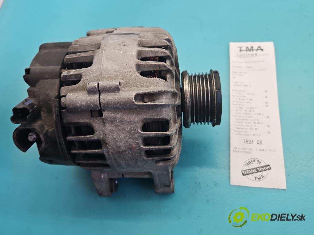 Peugeot 2008 I 2013-2019 1.2 12V 110 hp automatic 81 kW 1199 cm3 5- Alternator 9818677980 (Alternátor)