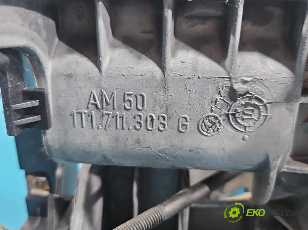 Vw Caddy III 2K 2003-2020 1.6 tdi 75 HP manual 55 kW 1598 cm3 5- Páka: brzda: ručný 1T1711303G