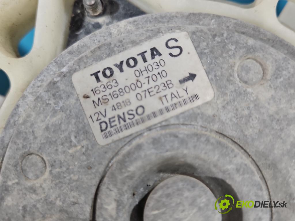 Toyota Avensis II T25 2003-2008 1.8 vvti 129 HP manual 95 kW 1794 cm3 5- Ventilátor chladiča 16363-0H030