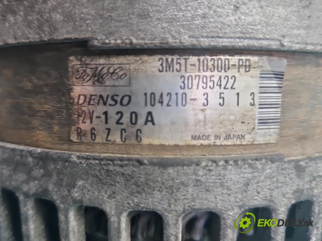 Ford Focus Mk2 2004-2011 1.6 tdci 90 HP manual 66 kW 1560 cm3 4- Alternator 3M5T-10300-PD (Alternátor)