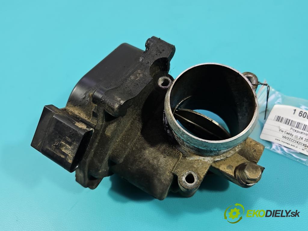 Vw Caddy III 2K 2003-2020 1.6 tdi 75 HP manual 55 kW 1598 cm3 5- klapka 03L128063Q (Škrtiaca klapka)