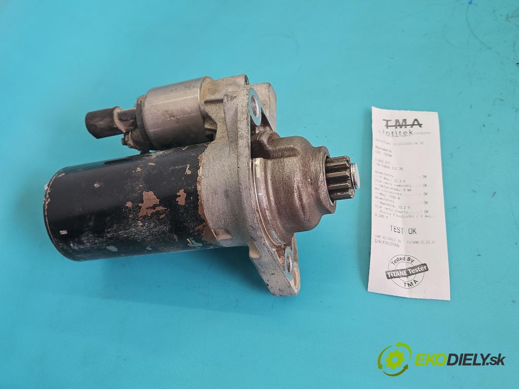 Vw Caddy III 2K 2003-2020 1.6 tdi 75 hp manual 55 kW 1598 cm3 5- startér: 0001123028 (Startér)
