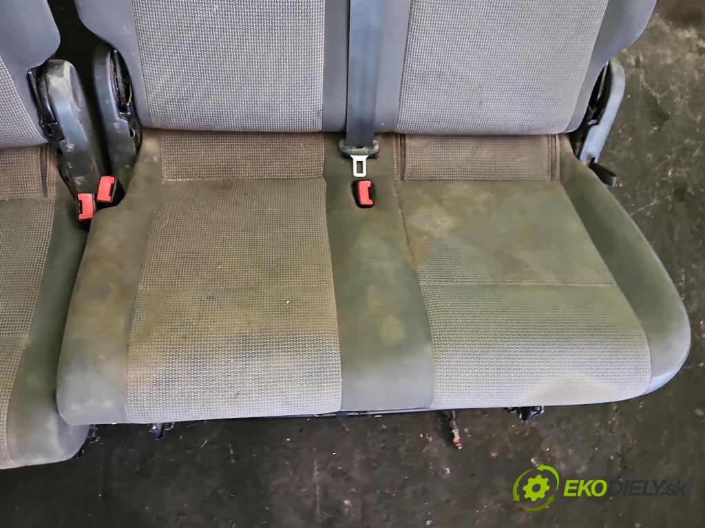 Vw Caddy III 2K 2003-2020 1.6 tdi 75 HP manual 55 kW 1598 cm3 5- Pohovka: zadné  (Sedadlo)