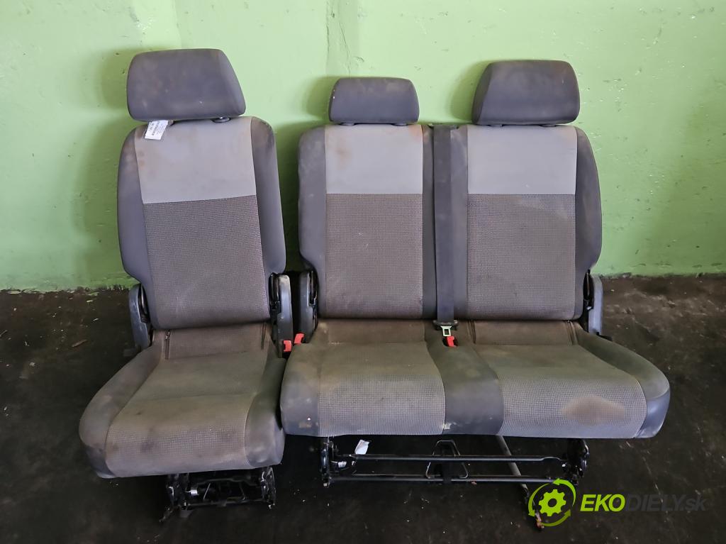 Vw Caddy III 2K 2003-2020 1.6 tdi 75 hp manual 55 kW 1598 cm3 5- Pohovka: zadní  (Sedadlo)