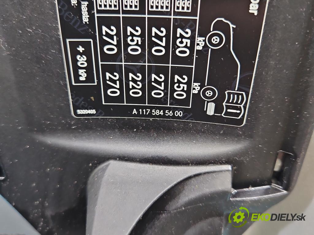 Mercedes CLA C117 X117 2013-2019 1.5 CDI 109 HP automatic 80 kW 1461 cm3 4- Klapka nádrže palivo A1176300067 (Kľučka dverí ostatné)
