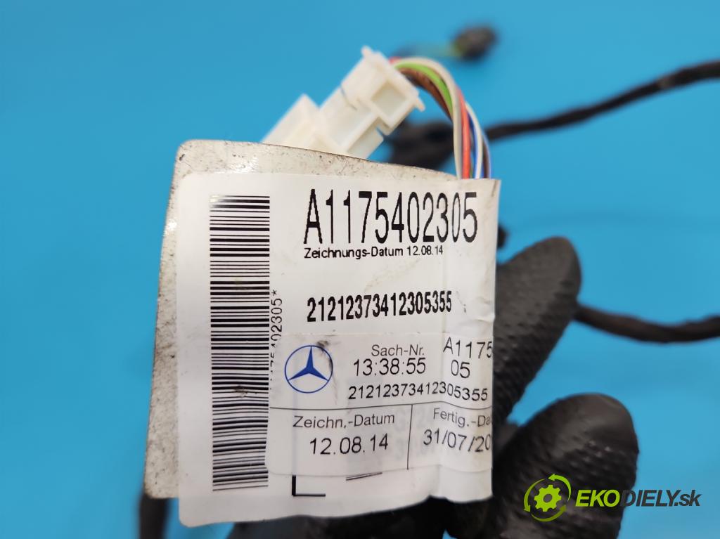 Mercedes CLA C117 X117 2013-2019 1.5 CDI 109 HP automatic 80 kW 1461 cm3 4- Zväzok: dvere zadné vľavo: A1175402305