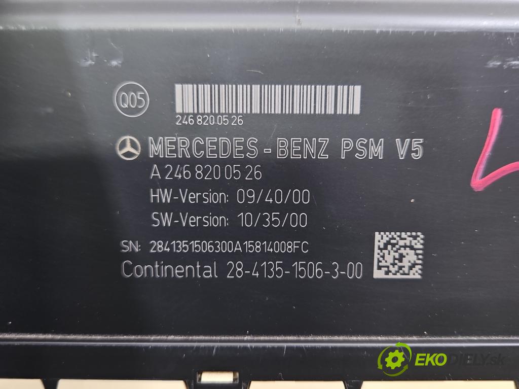 Mercedes CLA C117 X117 2013-2019 1.5 CDI 109 HP automatic 80 kW 1461 cm3 4- riadiaca jednotka ostatné A2468200526