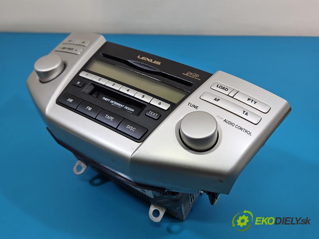 Lexus RX II 2003-2008 3.3 V6 211KM automatic 155 kW 3311 cm3 5- Radio továrna: 86120-48550