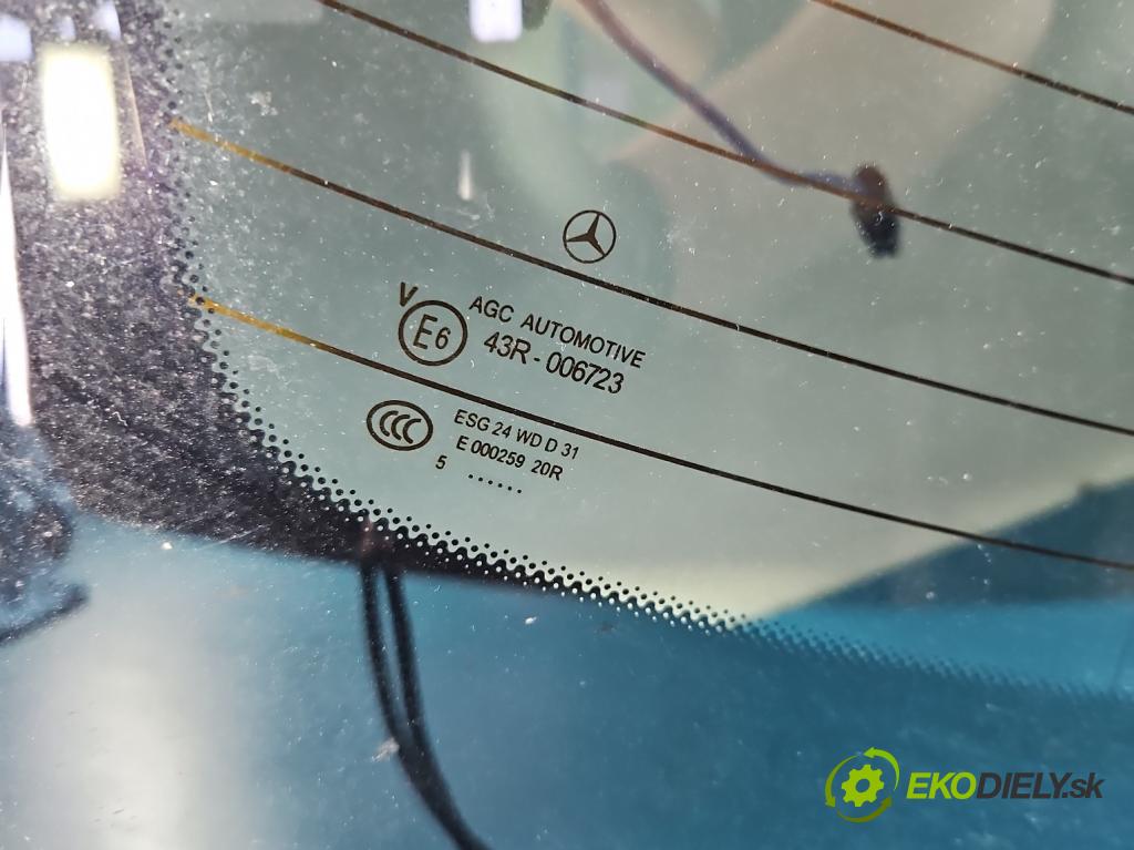 Mercedes CLA C117 X117 2013-2019 1.5 CDI 109 HP automatic 80 kW 1461 cm3 4- sklo zadná  (Sklo zadné)