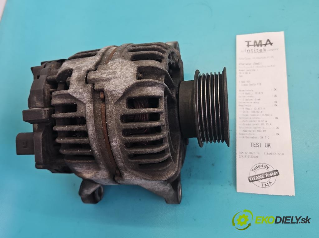 Iveco Daily III 1999-2006 2.8 HPI 116 hp manual 85 kW 2800 cm3 5- Alternator 0124320001 (Alternátor)