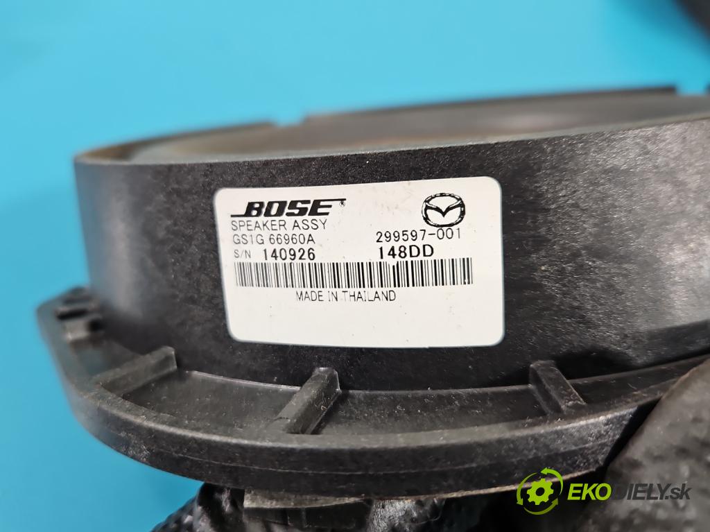 Mazda 6 II GH 2007-2012 2.0 citd 140 hp manual 103 kW 1998 cm3 5- reproduktory komplet 299597-001