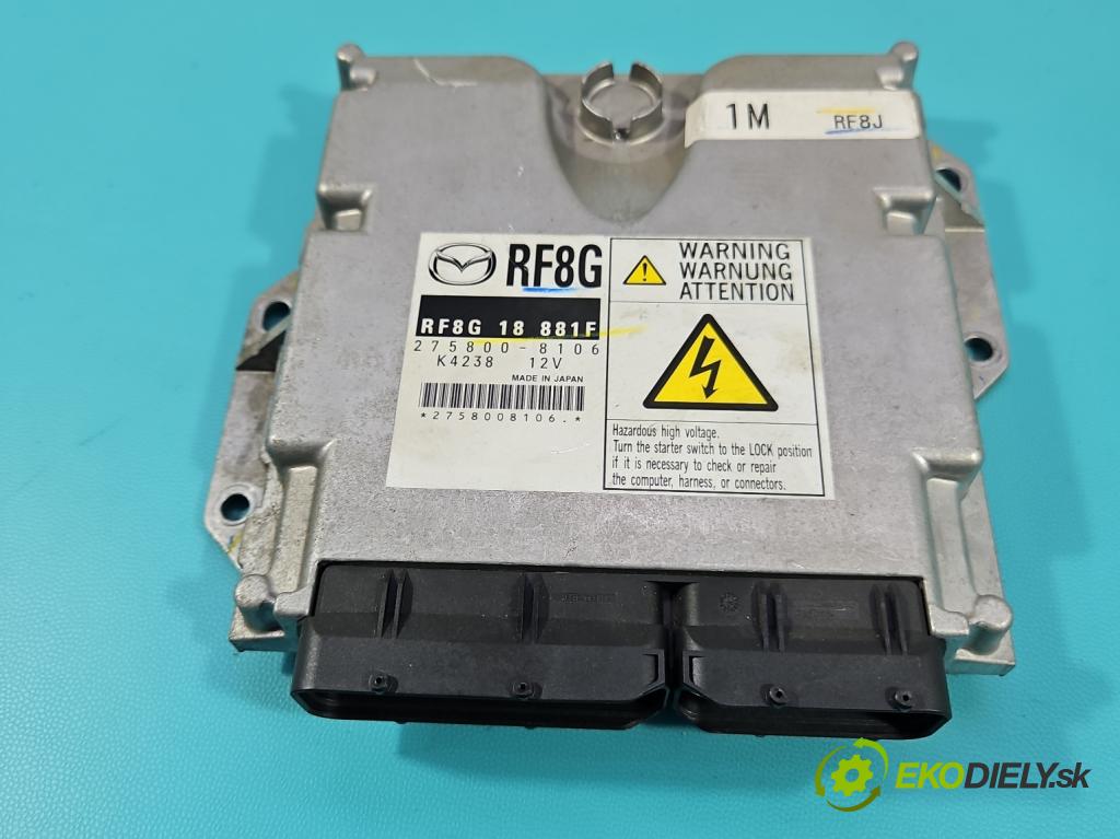 Mazda 6 II GH 2007-2012 2.0 citd 140 HP manual 103 kW 1998 cm3 5- riadiaca jednotka motora RF8G-18881F