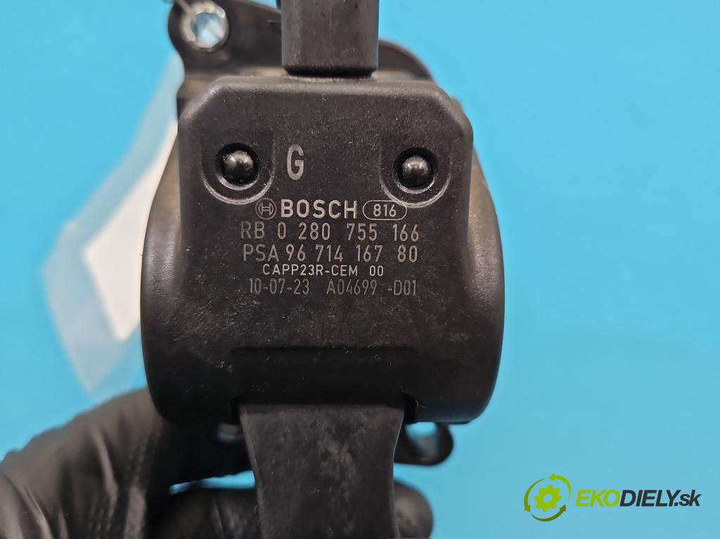 Peugeot Partner II 2008-2018 1.6 hdi 90 HP manual 66.2 kW 1560 cm3 5- pedal plyn potenciometr: 9671416780
