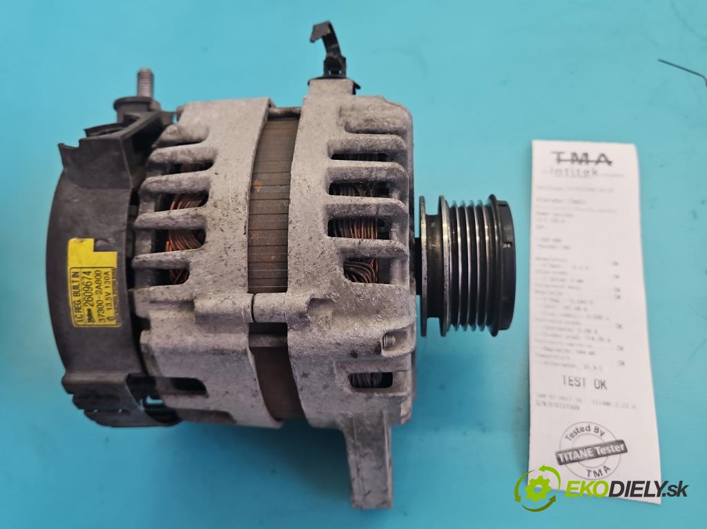 Hyundai I40 1.7 CRDI 116 hp manual 85 kW 1685 cm3 5- Alternator 37300-2A800 (Alternátor)