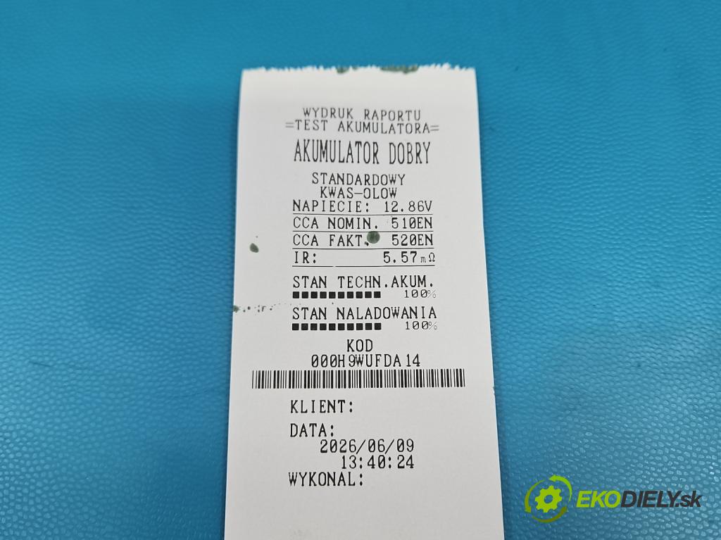 Hyundai I40 1.7 CRDI 116 hp manual 85 kW 1685 cm3 5- Akumulator automobilový