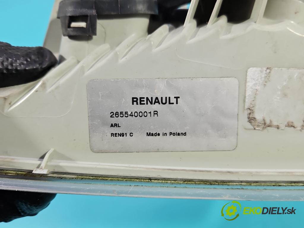 Renault Laguna III 2007-2015 1.5 dci 110 HP manual 81 kW 1461 cm3 5- svetlo / reflektor zadné ľavé kufrové dvere 265540001R