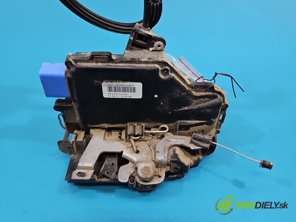 Vw Caddy III 2K 2003-2020 1.6 tdi 75 hp manual 55 kW 1598 cm3 5- zámek přední levý 3D1837015AS