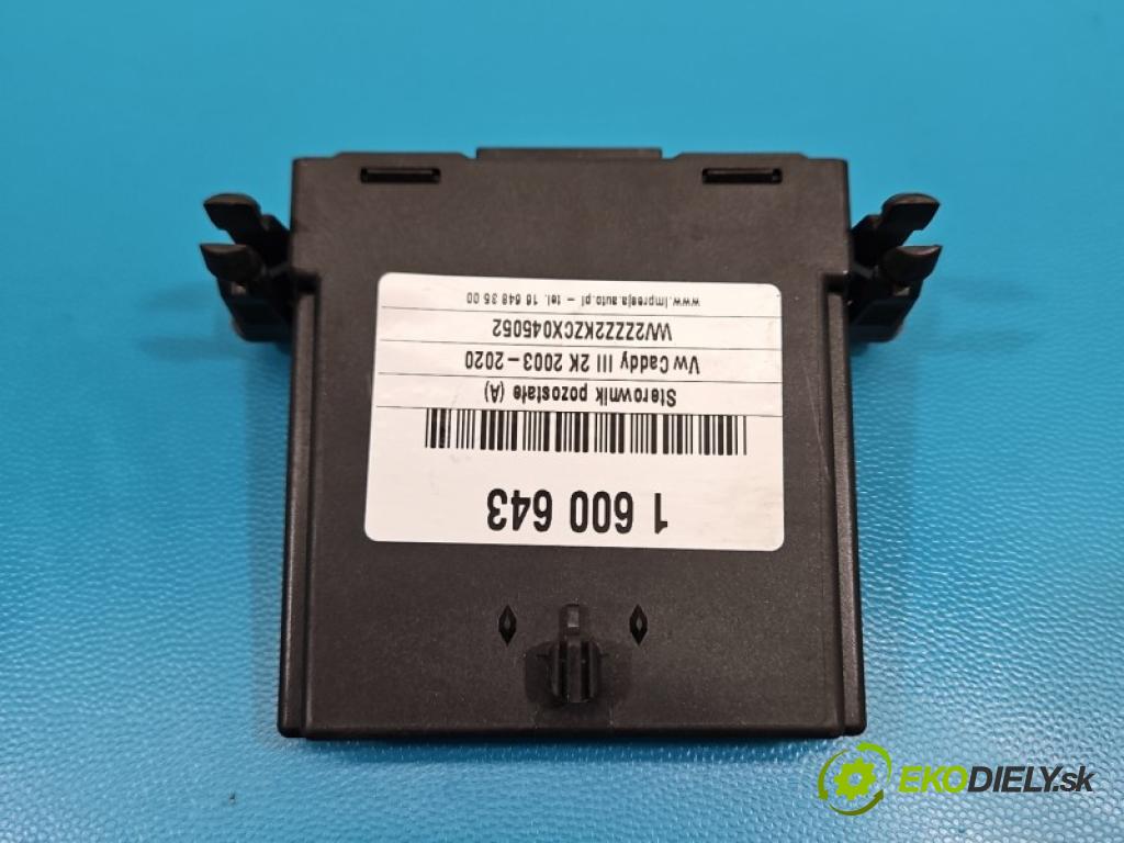 Vw Caddy III 2K 2003-2020 1.6 tdi 75 hp manual 55 kW 1598 cm3 5- řídící jednotka 7N0907530H