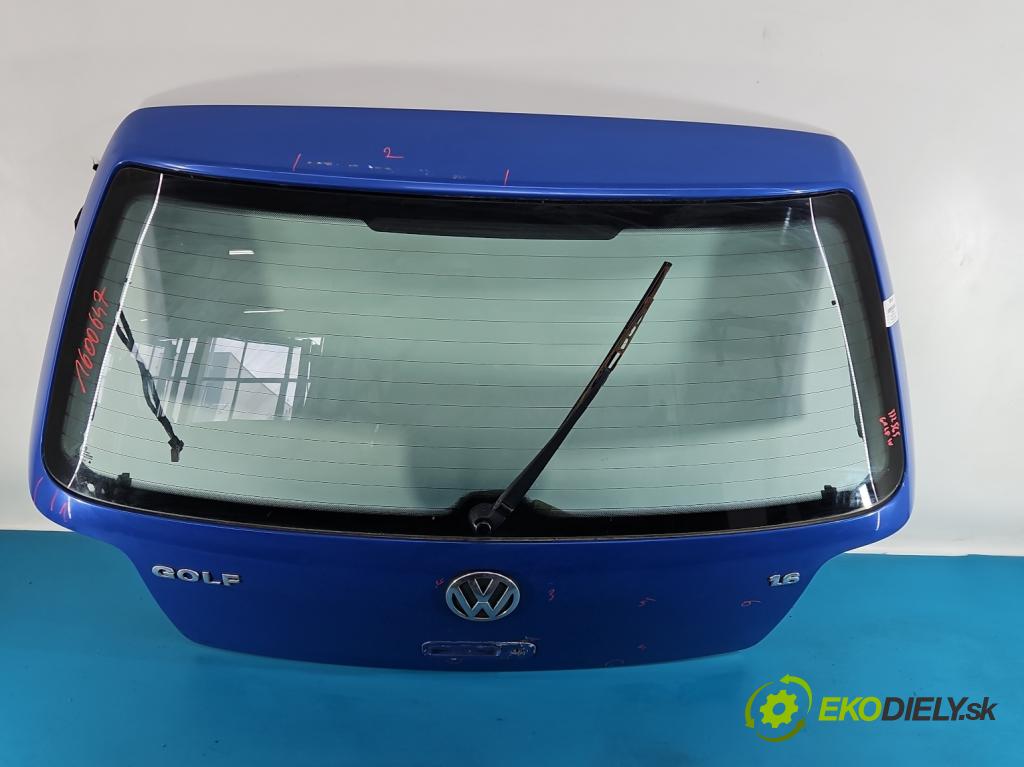 Vw Golf IV 1997-2003 1.6 8V 101 HP manual 74 kW 1595 cm3 5- zadna kufor  (Kapota zadná (kufor))
