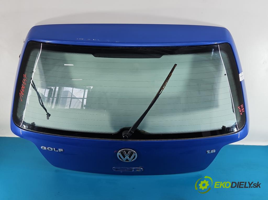 Vw Golf IV 1997-2003 1.6 8V 101 HP manual 74 kW 1595 cm3 5- zadna kufor  (Kapota zadná (kufor))
