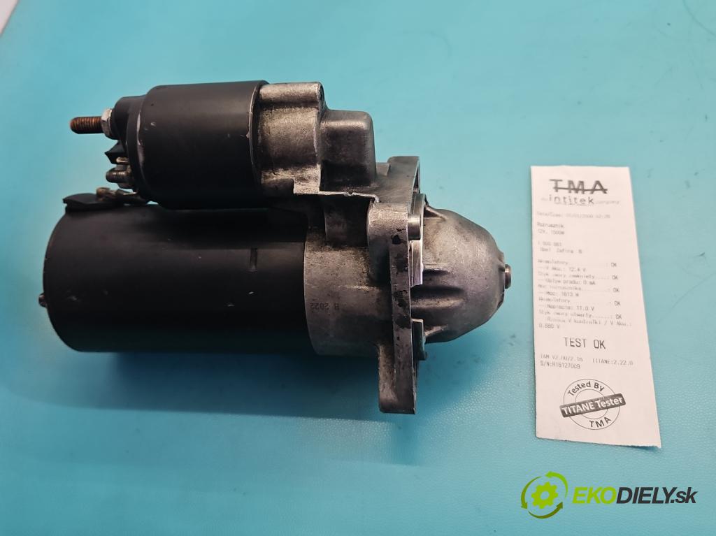 Opel Zafira B 2005-2014 1.9 cdti 120 hp manual 88 kW 1910 cm3 5- startér:  (Startér)