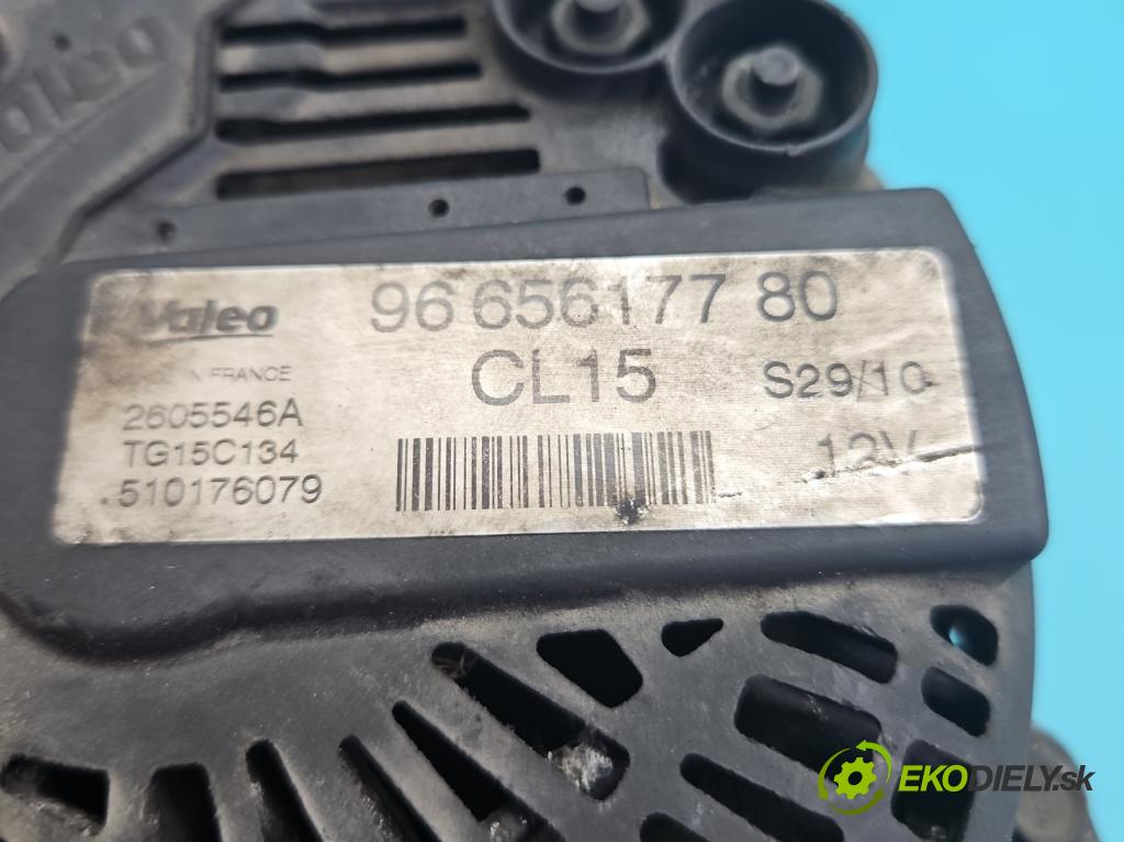 Peugeot Partner II 2008-2018 1.6 hdi 90 HP manual 66.2 kW 1560 cm3 5- Alternator 9665617780 (Alternátor)