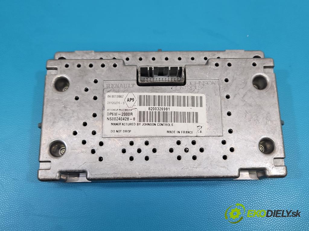 Renault Scenic II 2003-2009 2.0 dci M9R 150 HP manual 110 kW 1995 cm3 5- Zobrazit: 8200326981 (Prístrojová doska)