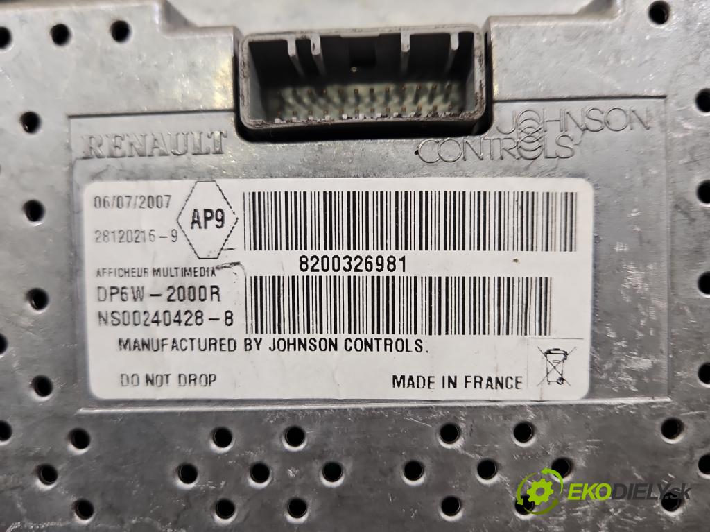 Renault Scenic II 2003-2009 2.0 dci M9R 150 HP manual 110 kW 1995 cm3 5- Zobrazit: 8200326981 (Prístrojová doska)