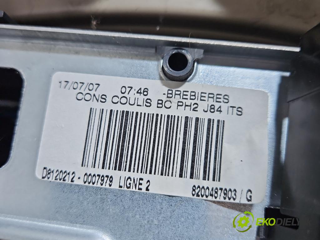 Renault Scenic II 2003-2009 2.0 dci M9R 150 HP manual 110 kW 1995 cm3 5- operadlo 820048903G (Lakťová opierka)